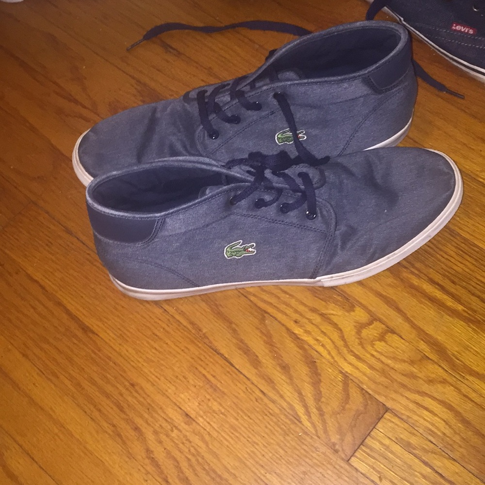The shoes have been used once for a graduation